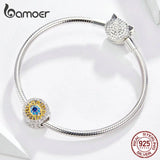 925 Sterling Silver Biocolor Guardian Eye Charm Bead