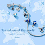 925 Silver Colorful Charms for Bracelet & Bangle Fine Jewelry