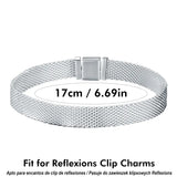 925 Sterling Silver Metropolitan Style Women Bracelet 17-20CM SCX001