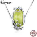 925 Silver Bee Glass Beads for Bracelets DIY Jewelry