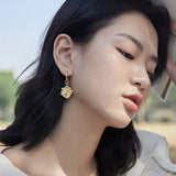 925 Sterling Silver Bohemian Hoop Earring Wedding Gift