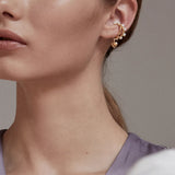 925 Silver X-Shaped Ear Cuff Wedding Gift Heart Drop Ear Clip