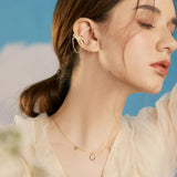 925 Silver Bee Daisy Flower Pendant Necklace Plated Women Girl Party Jewelry
