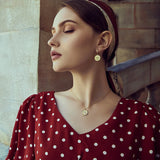 925 Silver Rat Coin Necklace for Women Plated Pendant Original Necklaces