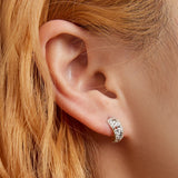925 Silver Star Stud Earrings Zirconium Wedding Gift
