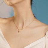 925 Sterling Silver Little Prince Rose Flower Pendant Necklace Plated