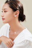 925 Sterling Silver Butterfly Stud Earrings Animal Jewelry