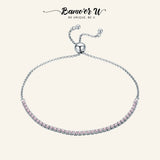 925 Sterling Silver Sparkling Strand Women's Tennis Bracelet