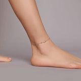 925 Silver Infinite Chain Anklet for Women SCT019