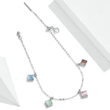 925 Silver Opal Stones Bracelet for Women