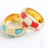 Bohemian Style Gold Bangle Bracelet