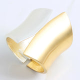 Elegant Silver Bangle Bracelet with Floral Design