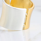 Elegant Silver Bangle Bracelet with Floral Design