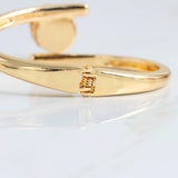 Stunning Silver Bangle with Intricate Design