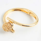 Stunning Silver Bangle with Intricate Design