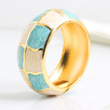 Bohemian Style Gold Bangle Bracelet