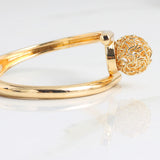 Stunning Silver Bangle with Intricate Design