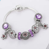 DIY Star & Feather Beads Charms Bracelets For Women