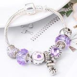 DIY Star & Feather Beads Charms Bracelets For Women