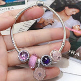 DIY Star & Feather Beads Charms Bracelets For Women