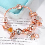 Bella Beads Charm Bracelet HAPPY Pendant DIY Jewelry