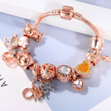 Bella Beads Charm Bracelet HAPPY Pendant DIY Jewelry