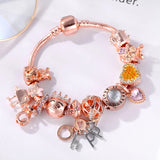 Bella Beads Charm Bracelet HAPPY Pendant DIY Jewelry