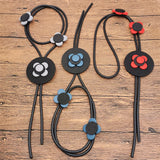 Flower Pendant Necklace Rubber Jewelry Wedding Accessories