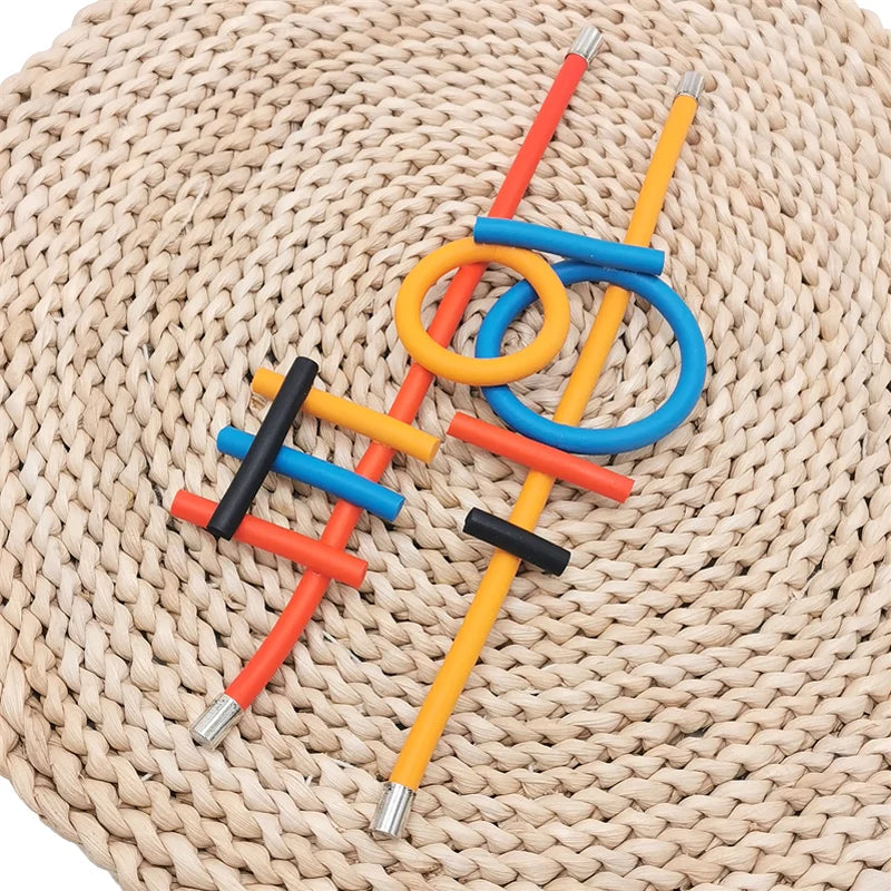 Vintage Rubber Rope Chain Bracelet for Women