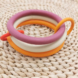 Vintage Rubber Rope Chain Bracelet for Women