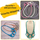 Rubber Chain Necklace For Women Elasticity Jewelry Sweater Chains
