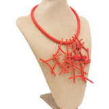 Gothic Rubber Choker Necklace for Women