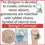 Gothic Rubber Choker Necklace for Women