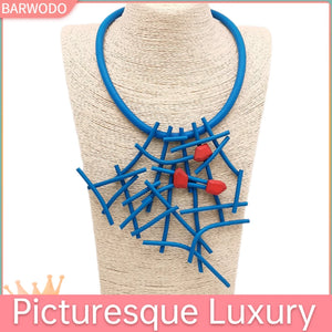 Gothic Rubber Choker Necklace for Women