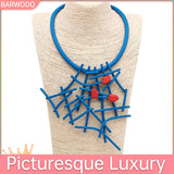 Gothic Rubber Choker Necklace for Women