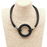 Rubber Short Chain Punk Necklace Pendant Boho Necklaces