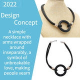 Rubber Short Chain Punk Necklace Pendant Boho Necklaces