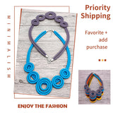 Double Layer Lucky Round Choker Necklace Gothic Pendant Jewelry