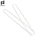 50pcs 70X1.2mm Raw Brass Hair Sticks U shape Hair Pins Blank Base Setting
