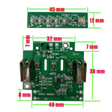BAT618 Plastic Case for 10 x 21700 - PCB for 18V BAT610 BAT609G