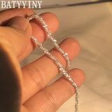925 Sterling Silver 1.5mm Bracelet Water Jewelry Gift