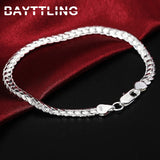 8 Inch Silver Bracelet 5MM Chain For Wedding Jewelry