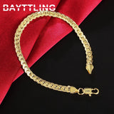8 Inch Silver Bracelet 5MM Chain For Wedding Jewelry