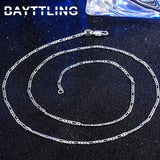 925 Silver 16-30 inch 2MM Chain Necklace For Women, Man Gift