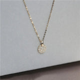 925 Silver Zircon Necklace Woman Wedding Jewelry
