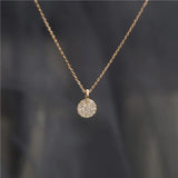 925 Silver Zircon Necklace Woman Wedding Jewelry