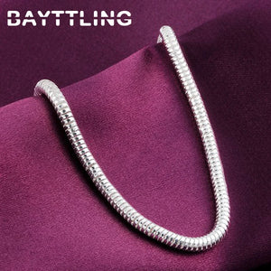 925 Silver Snake Chain Womens Bracelet
