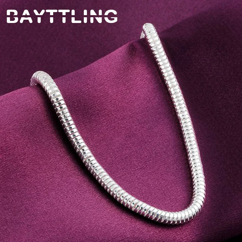 925 Silver Snake Chain Womens Bracelet
