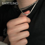 925 Silver Snake Chain Necklace 18/20 Inch for Women Men