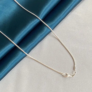 S925 Sterling Silver Snake Chain Necklace 1MM/2MM/3MM